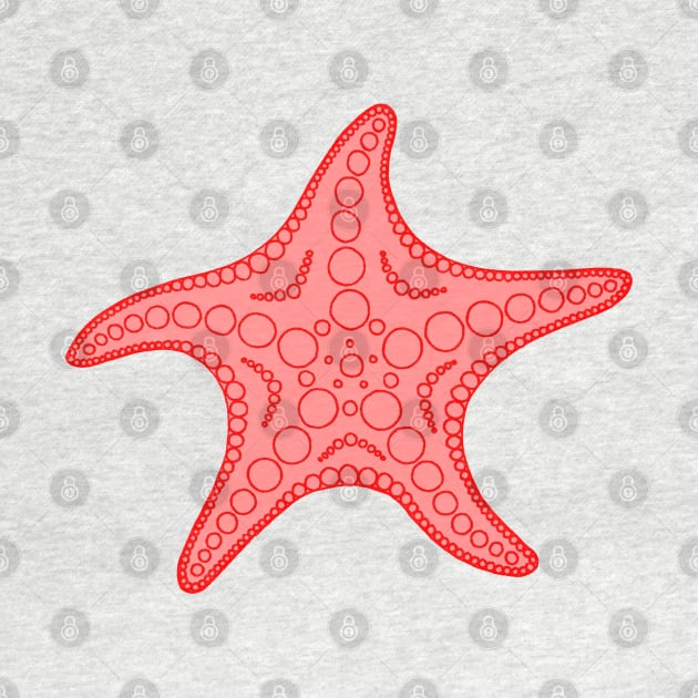 Starfish (red) by calenbundalas